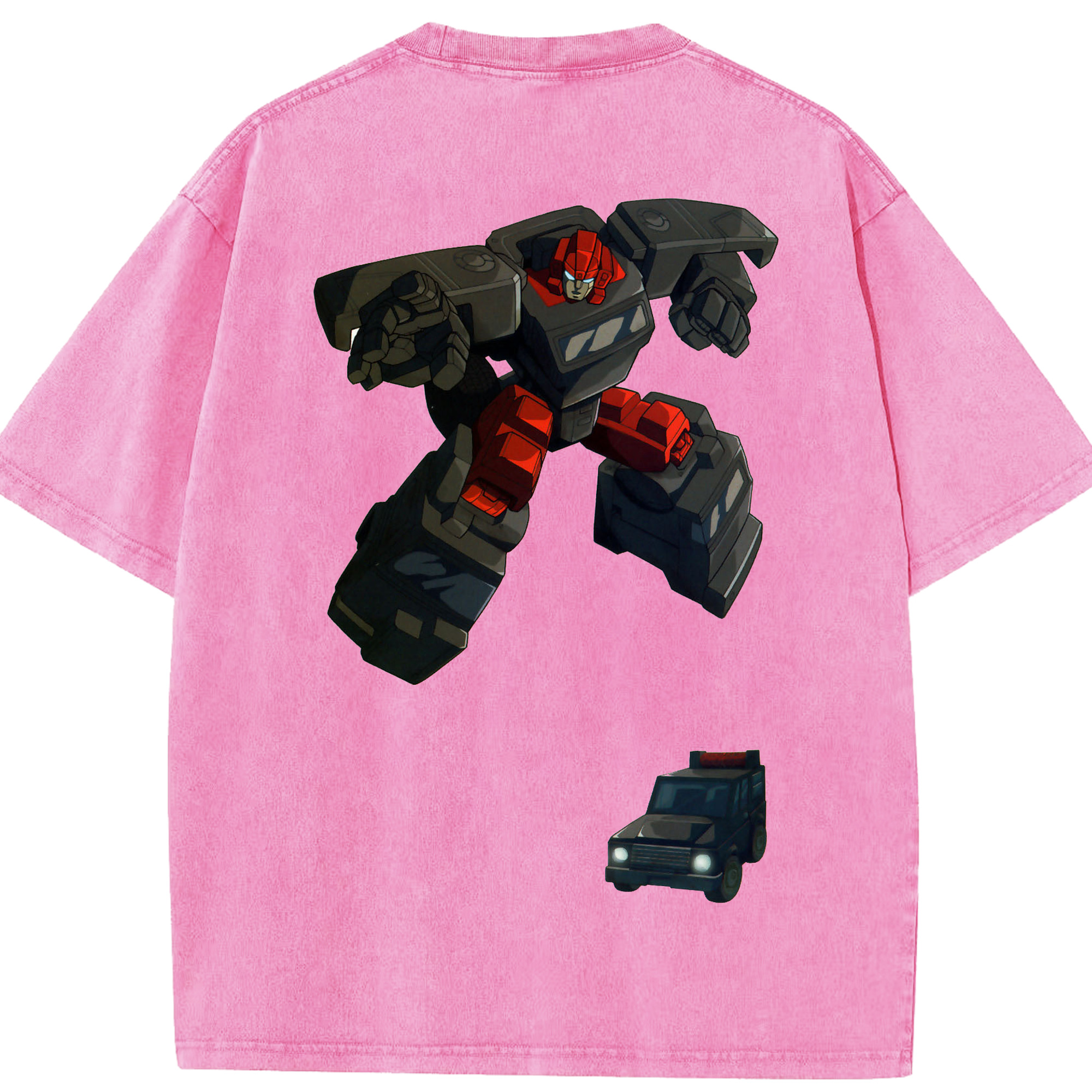 （画像用）  綿100% ヴィンテージ風 半袖Tシャツ（背面プリント）